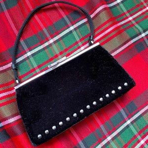 Nine West studded velour mini bag